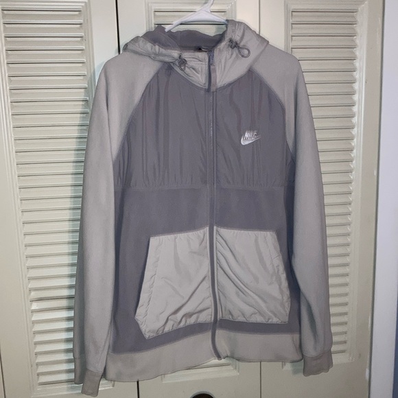 Nike Gray Hooded Jacket - Picture 1 of 4